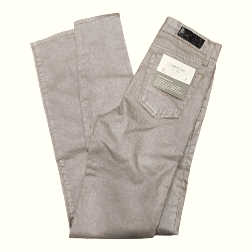 Ag trigger sleek super skinny jeans, kids 14, rose smoke
